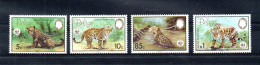 Belize 1983 Satz 719/22 WWF/Jaguar Schon Postfrisch - Belize (1973-...)