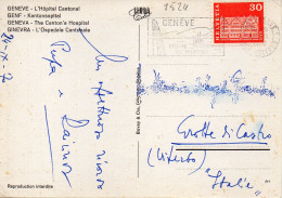 Philatelic Postcard With Stamps Sent From SWISS To ITALY - Covers & Documents