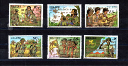 Belize 1981 Satz 661/66 Boyscout/Pfadfinder/Sir Rowland Hill/Picasso Postfrisch - Belize (1973-...)