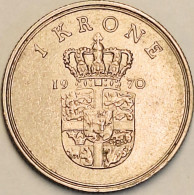 Denmark - Krone 1970, KM# 851.1 (#3781) - Dinamarca