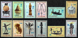 TIMOR 1961  SET MNH   ART - Timor