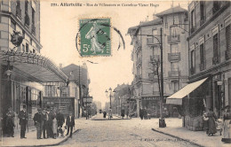 94-ALFORVILLE- RUE DE VILLENEUVE ET CARREFOUR VICTOR-HUGO - Alfortville