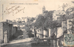 77-CHATEAU-LANDON- LES BORDS DU FUSAIN - Chateau Landon