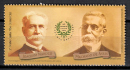 Brazil 2019 Brasil / Writers Authors Joaquim Nabuco & Machado De Assis MNH Escritores Schriftsteller / In97  36-4 - Nuevos