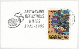 UNO Genève 1995, Flaggenstempel Jubiläum / Anniversaire - ONU