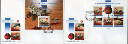 Guinea Bissau 2021, Space, Rover Perseverance, 5val In BF +BF In 2FDC - Afrique