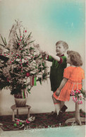 FÊTES ET VOEUX - Joyeux Noël - Enfants Décorant Le Sapin - Carte Postale Ancienne - Other & Unclassified