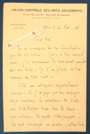 ● L.A.S 1925 Léon DESHAIRS (...) Arts Décoratifs - Palais Du Louvre Pavillon De Marsan - Ami De Charles PEGUY Lettre - Schriftsteller