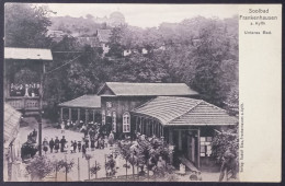 Soolbad Frankenhausen Am Kyffhäuser, Unteres Bad, Musikergruppe Auf Dachterrasse, Bahnpost 1907 - Kyffhaeuser