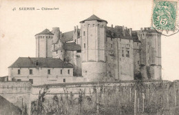 FRANCE - Saumur - Vue Sur Le Château Fort - Vue Générale - Vue De L'extérieur Du Château - Carte Postale Ancienne - Saumur