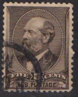 1882 James A. Garfield 5 Cents - Usati