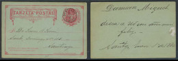 CHILE - Stationery. 1884 (1 Enero). Santiago Local 2c Stat Card, Cancelled Date Error 31-Dic-1883. XF. - Chile