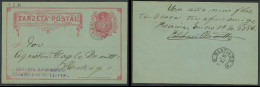 CHILE - Stationery. 1886 (1 Ene). Freirima - Santiago. 2c Stat Card. Rara Town. VF. - Chile