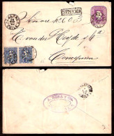 CHILE - Stationery. 1893. Taptal - Conception. Registered Stat Env + 2 Adtls. Fine. - Chile