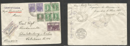 Argentina - XX. 1932 (14 June) Buenos Aires CDC 3 - Germany, Berlin (6 July) Registered Diplomatic Mail Multifkd Env Per - Autres & Non Classés