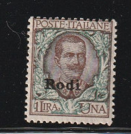 Italian Colonies 1912 Greece Aegean Islands Egeo Rodi No 14 MH W1089 - Egée (Rodi)