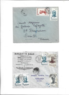 FRANCE COLONIES - MADAGASCAR - POSTAL HISTORY LOT OF 2 COVERS - Covers & Documents