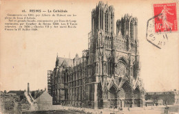 FRANCE - Reims - Vue Générale De La Cathédrale - Vue De L'extérieur - Carte Postale Ancienne - Reims