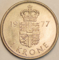 Denmark - Krone 1977, KM# 862.1 (#3786) - Dinamarca