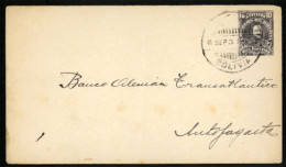 BOLIVIA. 1922. Grey Lilac. 10c. Stationery Envelope. Scarce Color. VF. - Bolivie