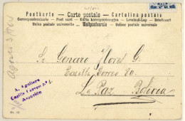 BOLIVIA. 1904. Asuncion/Paraguay To La Paz. Unusual Incoming Mail Item. - Bolivie