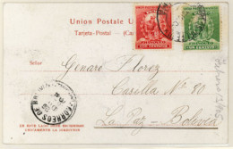 BOLIVIA. 1904. Lima/Peru To La Paz. Arrival C.d.s. On Front. - Bolivie