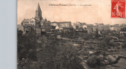 CPA CHATEAU PONSAC VUE GENERALE - Chateauponsac