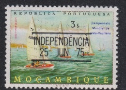 MOÇAMBIQUE  1975  INDEPENDÊNCIA   INDEPENDANCE  INDEPENDENCE   VELA  VOILE  SAIL VAURIENS - Mosambik