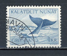 GROENLAND - BALEINE - N° Yvert 62 Obli. - Used Stamps