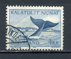 GROENLAND - BALEINE - N° Yvert 62 Obli. - Used Stamps