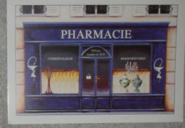 Petit Calendrier De Poche 2002 Illustration Magasin échoppe Pharmacie Pot - Pharmacie  Tulle Corrèze - Tamaño Pequeño : 2001-...