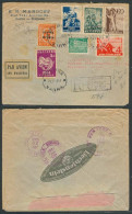 BULGARIA. 1948 (14 June). Varna - USA / Oklahoma. Reg Air Multifkd Env / Label. Philatelist. - Altri & Non Classificati