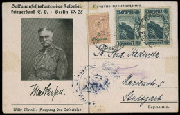 BULGARIA. C.1915. Philipp. - Germany. View Postcard Military Ilustrated + Fkd + Censored. VF. - Altri & Non Classificati