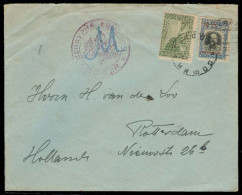 BULGARIA. 1915. Sofia - Netherlands. Fkd Censored + Label Env. Fine. - Altri & Non Classificati