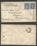 CHILE. 1893 (28 Febr) Concepcion - UK, Birmingham (5 Apr) - Chile