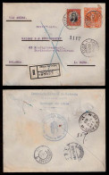 CHILE. 1915. Santiago / Netherlands. Diplomatic Mail / Embassy Seal Stat Env. + Adtl. Registered. - Chile