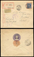 CHILE. 1903. Valdivia - NATAL / Durban. Registered Stat Env + Adtl. Via London. Scarce Dest. VF. - Chile