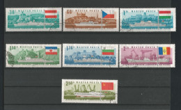 Hungary 1967 Ships Y.T. 1889/1895 (0) - Used Stamps