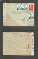 BULGARIA. C. 1942 (23 March) Sofia - Germany, Steyr. Multifkd Censored Envelope. Scarce WWII Period Private Usage. - Altri & Non Classificati