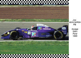 Jos Verstappen  -  Simtek  S951  1995 - Grand Prix / F1