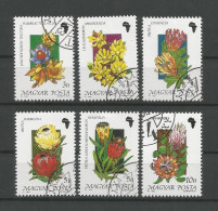 Hungary 1990 Flowers From Africa Y.T. 3263/3268 (0) - Usati