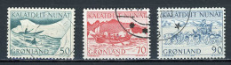 GROENLAND - TRANSPORTS POSTAUX - N° Yvert 66+67+68 Obli. - Oblitérés