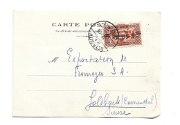 FRANCE COLONIES - LEBANON BEIRUT BEYROUTH GRAND LIBAN - 1926 STATIONERY ENTIER TO SWITZERLAND - Cartas & Documentos