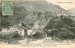 06 - Lantosque - Les Hotels Et Relais - Route De Nice à St Martin Vésubie - Vallée De La Vésubie - CPA - Voir Scans Rect - Lantosque