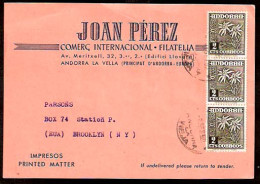 ANDORRA. 1952. TP Comercial - USA. Franqueo 2cts X 3. Bonita. - Autres & Non Classés