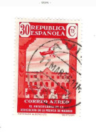 Oblitération "Avion Madrid" Sur Association De La Presse. - Used Stamps