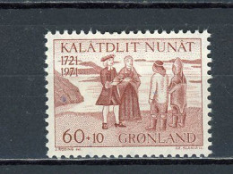 GROENLAND - HANS EDGE - N° Yvert 70** - Nuovi