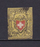 SUISSE 1850 TIMBRE N°15 OBLITERE - 1843-1852 Federal & Cantonal Stamps