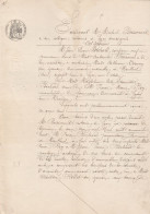 VP 2 FEUILLES - 1858 - LYON - MONTLUEL - Manuscrits