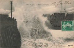 FRANCE - Dieppe - Vue La Jetée - Tempête - Vue Sur La Mer - Carte Postale Ancienne - Dieppe